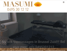 Tablet Screenshot of massage-antwerpen.com